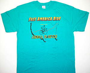 America by Bicycle Fast America Ride T-Shirt
