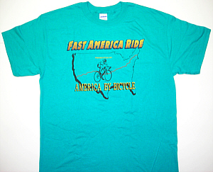 America by Bicycle Fast America Ride T-Shirt