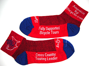 America by Bicycle Team Socks
