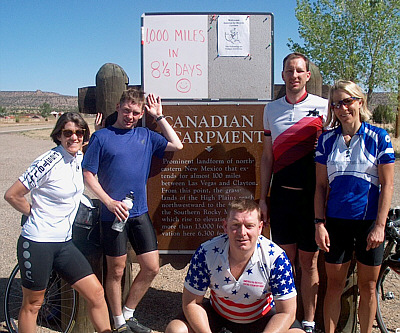 1000 miles in 8 1/3 days!