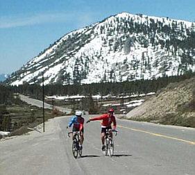 The climb over Mt. Rose.