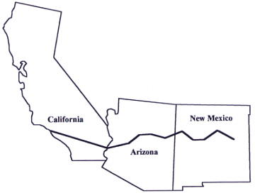 Fast South- West, Route Map