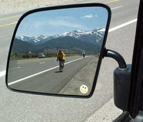 The cool mirror shot.
